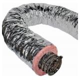 7 in. X 25 Ft. Insulated Flexible Duct R6 Silver J