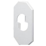 Arlington Industries 8100LP Wall Plates, MEGA, Whi