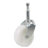 1-5/8 in. White Plastic and Steel Swivel Stem Cast