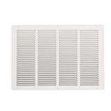 20 in. X 14 in. Steel Return Air Grille in White