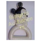 Disney Mickey Mouse Baby Rattle Vintage celluloid