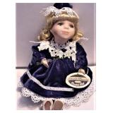 DanDee Victoria Porcelain Musical Doll