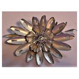 Vtg. CORO Articulated Flower Brooch