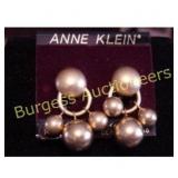 Anne Klein Clip On Earrings NOC