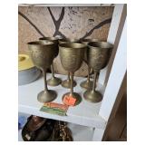 Brass Goblets