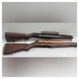 (2) M1 Garand Stocks with Front and Rear Hand Guards