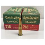 .218 BEE Ammo - 100 rounds