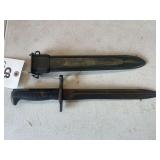 M1 Garand Bayonet with Scabbard 10"