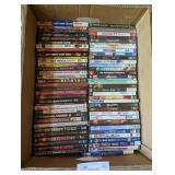 Banana box of DVDs