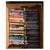 Banana box of DVDs