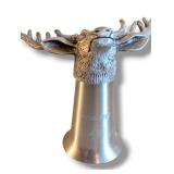 Jagermeister Buck Stag Head Shot Glass Pewter