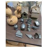 gourds pewter miniatures and birdhouses largest it