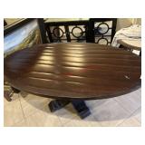 BEAUTIFUL!  OVAL DINING TABLE