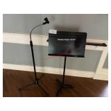 LOT - MUSIC STAND & MICROPHONE STAND