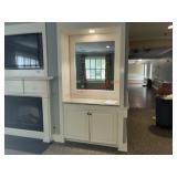 LOT - (2) CABINETS/ALCOVES W/ MIRRORS