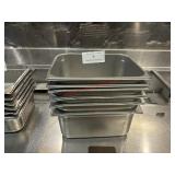 LOT - 1/2 X 6" S/S HOTEL PANS