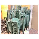 (12) PLASTIC CHAIRS