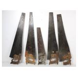 Lot of (5) Vintage Hand Saws