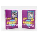 (X2) SCORE Series 2 1991 MLB Baseball Card Boxes