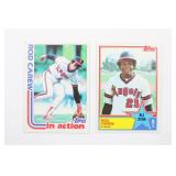 (2) Topps Rod Carew Baseball Trading Cards