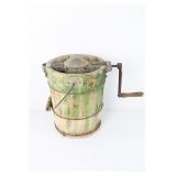 Shabby Antique Wooden Ice Cream Maker