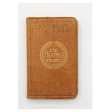 I.W. Harper 1913 Kentucky Whiskey Information Book