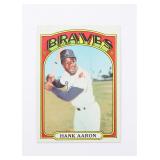 1972 Topps Hank Aaron Baseball Trading Card