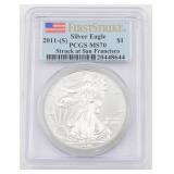 1989 MS 70 PCGS American Eagle Silver Dollar Coin