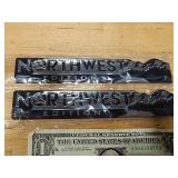 "Northwestern Edition" Vehicle Badges 2ct