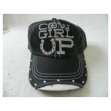 Blingy Cow Girl Up Ball Cap