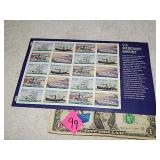 2011 U.S. Merchant Marine Stamps 1 Sheet