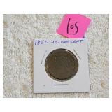 1852 US Large Cent