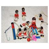 9ct Wooden Toy Soldier Ornaments