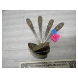 4ct Metal Ladel Spoons