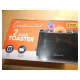 Continental 2 Slice Toaster