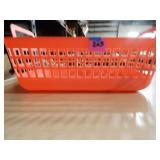 Orange Plastic Basket