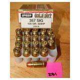 357 Sig 125gr HP 20ct