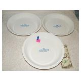 3ct Corningware Blue Cornflower Pie Plates 9" Dia