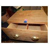 Handmade Tool Box w/ 1 Drawer w/ 2 Compartments