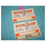 2ct Vintage Dunlop Tire Ad Prints