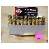 7mm Mauser 158gr PSP 20ct