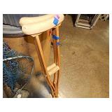 Vintage Wooden Crutches