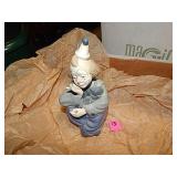 Porcelain Clown Figurine