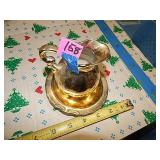 Gold Vase & Base 2pcs Japanese