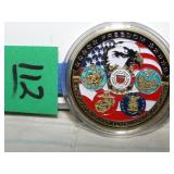 Freedom Coin Enamel One Side