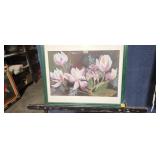 Flowers Painting in Matted Frame 18" x 12"