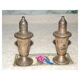 Pair of Sterling Silver S&P Shakers Weighted