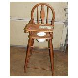 Vintage High Chair w/ Potty Bowl