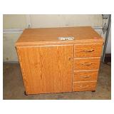 Rolling Sewing Cabinet w/ Key