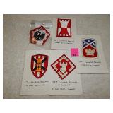 5 Various Military Patches